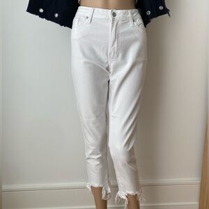 Just Black white jeans